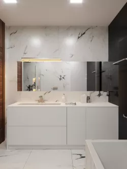 Modern Hi-End Bathroom scene for Cinema 4D and Corona Renderer 3D model