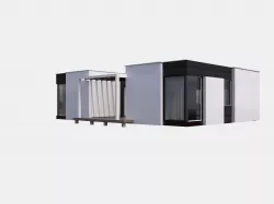 Modern House model Contemporary  3D model