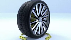 ORTAS CAR RIM 27 GAME READY RIM TIRE AND DISC 3D model