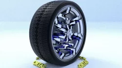 ORTAS CAR RIM 30 GAME READY RIM TIRE AND DISC 3D model