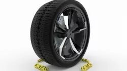 ORTAS CAR WHEEL RIM 126 GAME READY WHEEL RIM TIRE 3D model