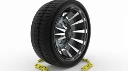 ORTAS CAR WHEEL RIM 132 GAME READY WHEEL RIM TIRE 3D model