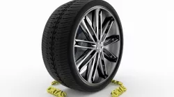 ORTAS CAR WHEEL RIM 82 GAME READY WHEEL RIM TIRE 3D model