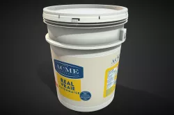 Pail Plastic Mayonnaise Realistic 3D model