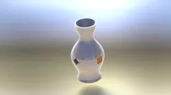 Porcelain vase