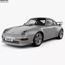 Porsche 911 Carrera GT2 Coupe 993 1995 3D model