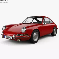 Porsche 911 Coupe Prototyp 901 1962 3D model