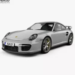 Porsche 911 GT2 997 2007 3D model