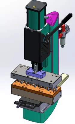 Press and fit pin press