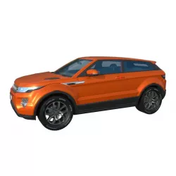 Range Rover Evoque 2015 Low-poly  3D model