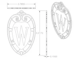 Request: U.w. madison crest (3d model done per request) 