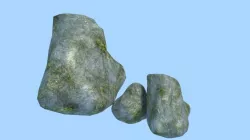 Rock Assets for Game Low-poly  3D model