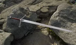Scottish Claymore - long sword  Low-poly  3D model