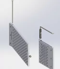 security gate with sensor