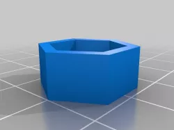 Simple reduction M10 Hex Nut to M8 Hex Nut