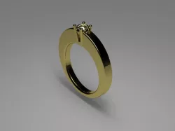 Solitaire ring