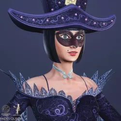 Spades Queen Low-poly  3D model