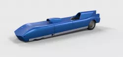 Spirits of the Lakes record car Diecast model 3D model