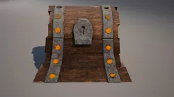Stylized Chest Low-poly  3D model