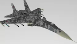 Sukhoi Su-37  3D model