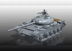 Tank T-54 sample 47 years