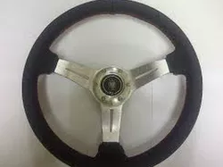 The steering wheel 