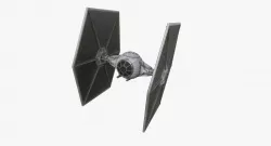TIE-ln space superiority starfighter Low-poly  3D model