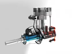 Two-Stroke Airplane Engine