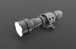 Ultrafire CREE Rail Mount Flashlight 3D model