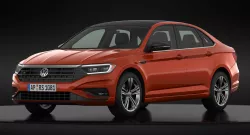 Volkswagen Jetta R-Line 2019 Detailed Interior 3D model