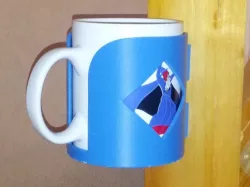 Wall Mounted Bottle, Can and Mug Holder