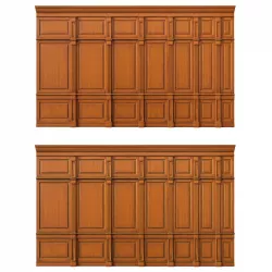 Wooden panel 06 3D model