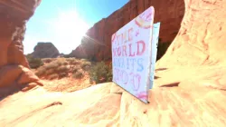 "The World Awaits You" Greeting Card