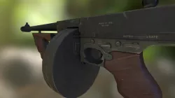 Thompson 1928 - Low Poly Textured