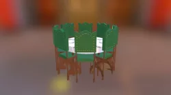 Titanic 1st Class Dining Salon Table