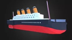 Titanic - Low poly