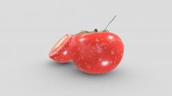 Tomato 3D Fruits And Vegetables Models