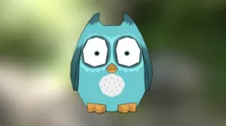 Toon Owl - Teal