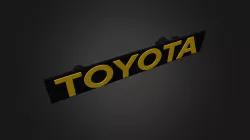 Toyota MK2 Celica Supra Grille Badge V0.9