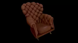 Tufted Leather Chair