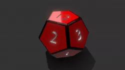 Twelve-sided dice (d12)