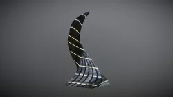 Twisted Layered Tower Glass