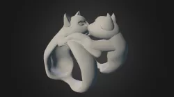 Two Cat Ring
