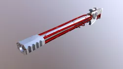 Type 7 Hot Muzzle Long Blaster - Rusted