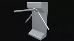 Vertical turnstile gate