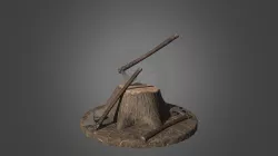 Viking Axe Scene