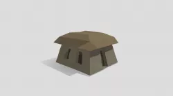 Village House 1 - Low poly