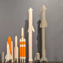 1:200 Rocket Lab Electron