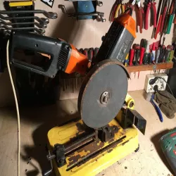 Acople para mando de amoladora circular (transformacion DIY)