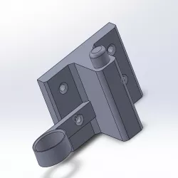 AR15 Upper + BCG wall / pegboard mount